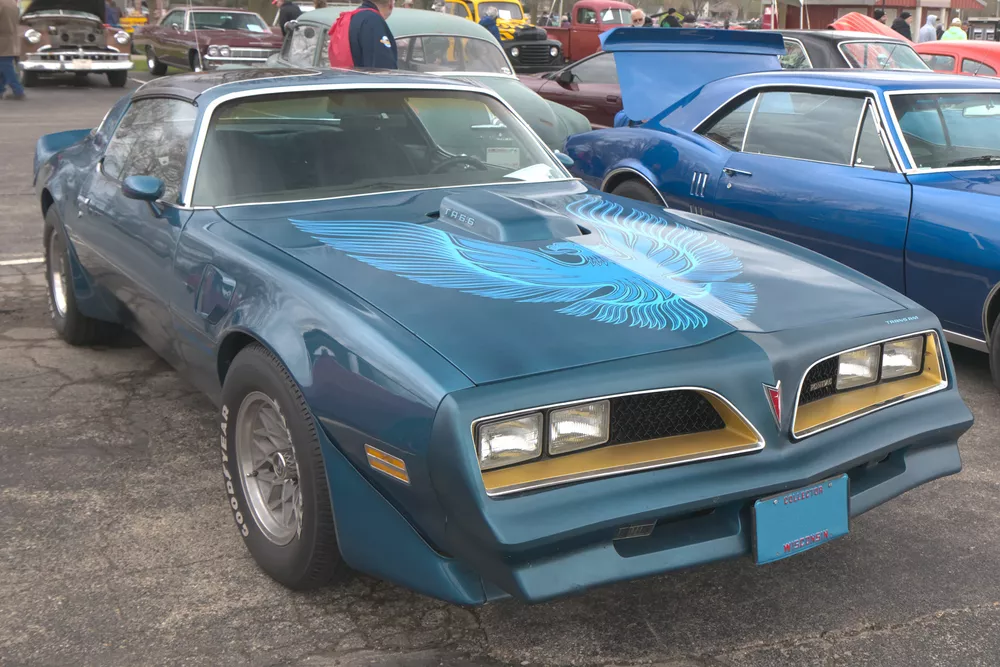 Pontiac Firebird Trans Am after the color lookup table module changes are applied