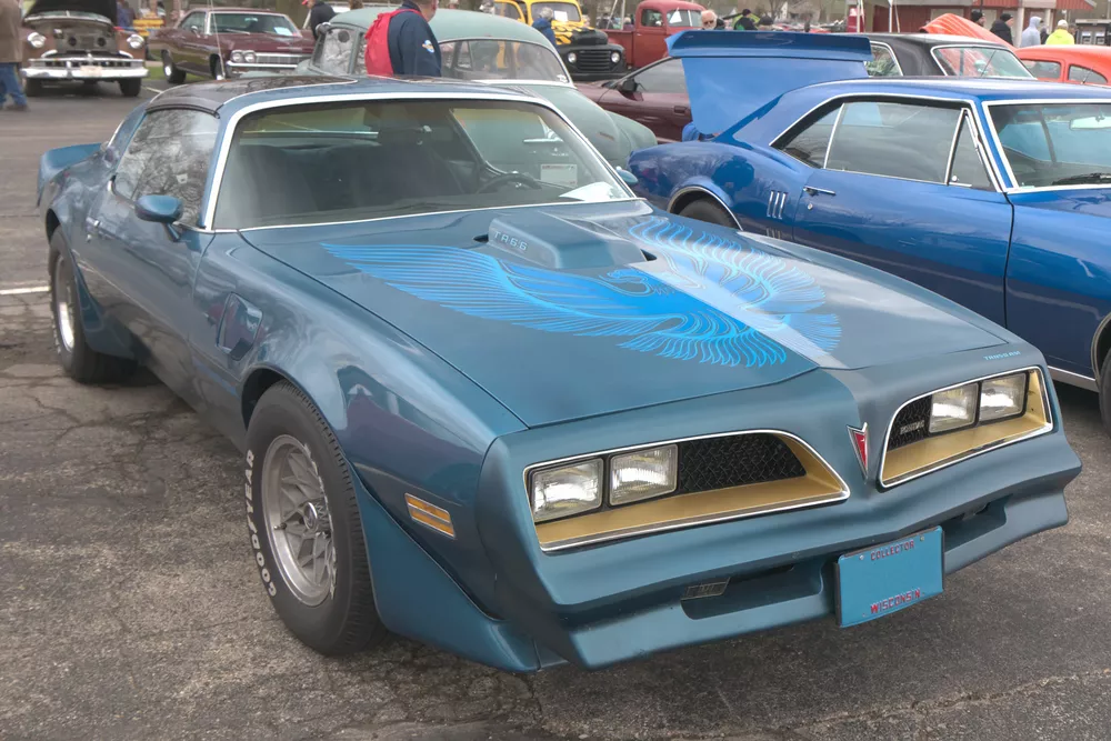 original version of the Pontiac Firebird Trans Am