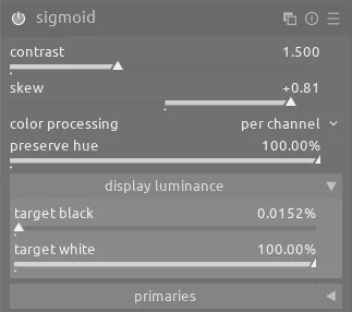 sigmoid module