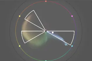 split complementary color harmony