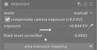 exposure module adjustments