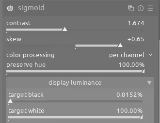 sigmoid module adjustments