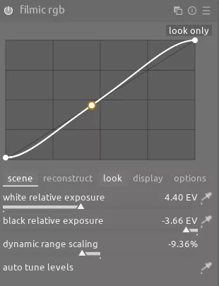 filmic rgb settings for tram over bridge