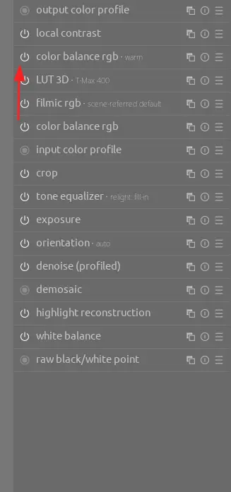 the custom module order