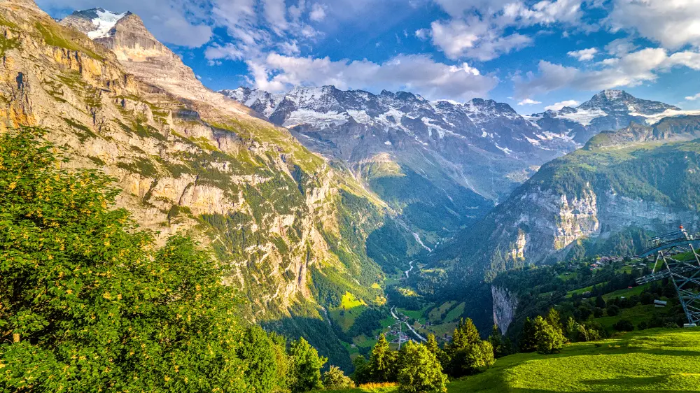 sunset image after color grading with color balance rgb