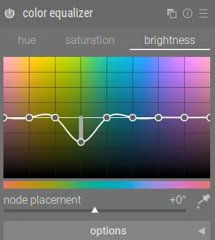 lizard image color equalizer settings