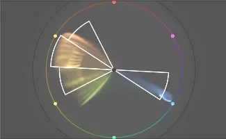 sky image color wheel after adjustments