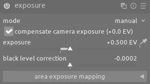 exposure module adjustments