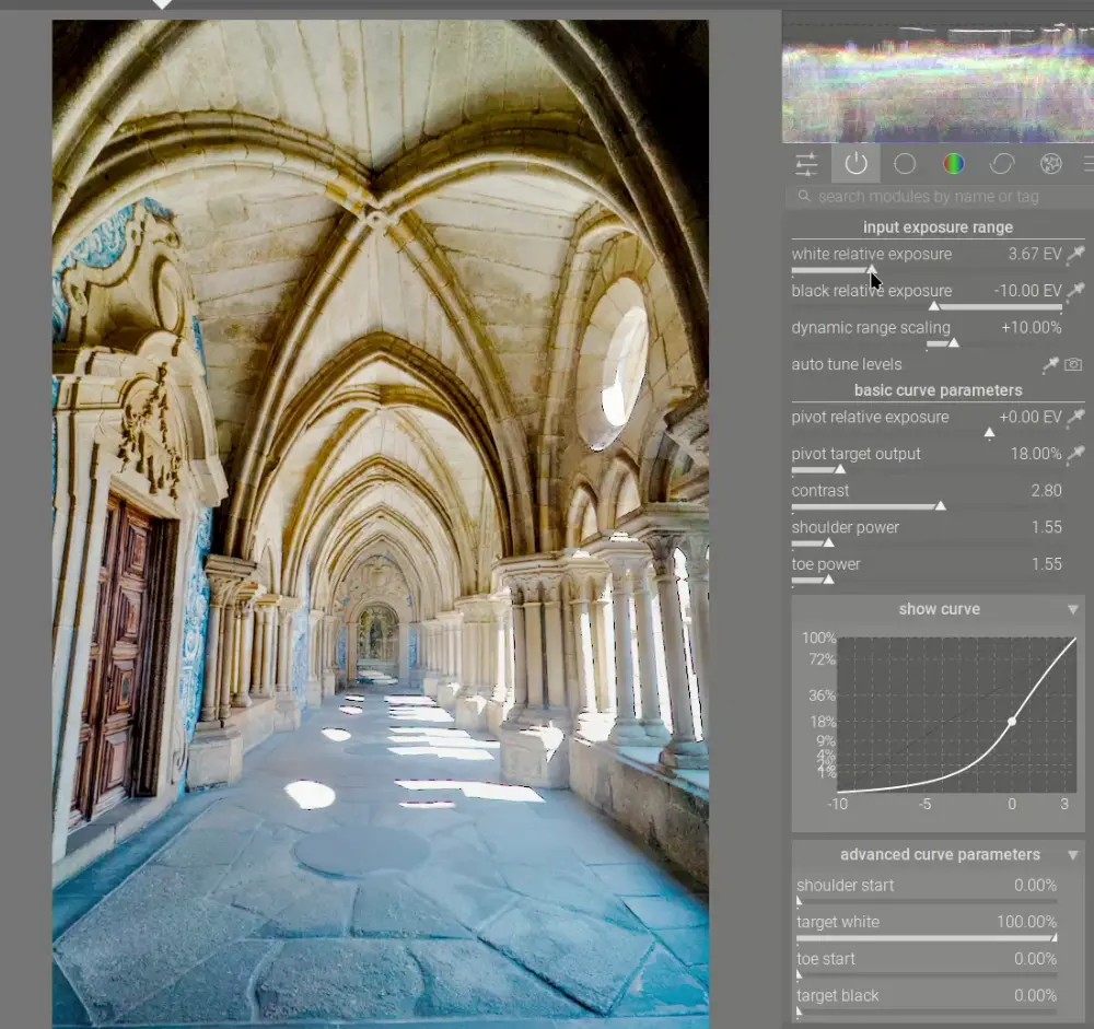 the new agx module in darktable