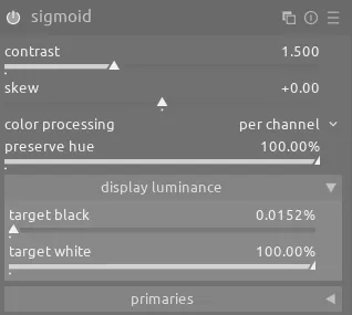 sigmoid module