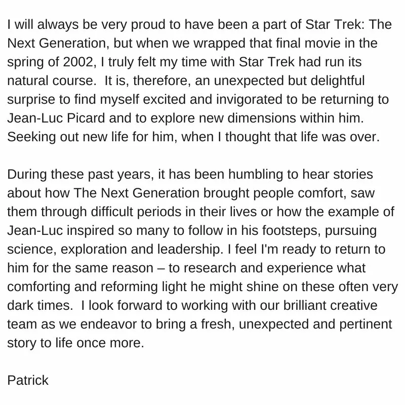 Patrick Stewart full statement