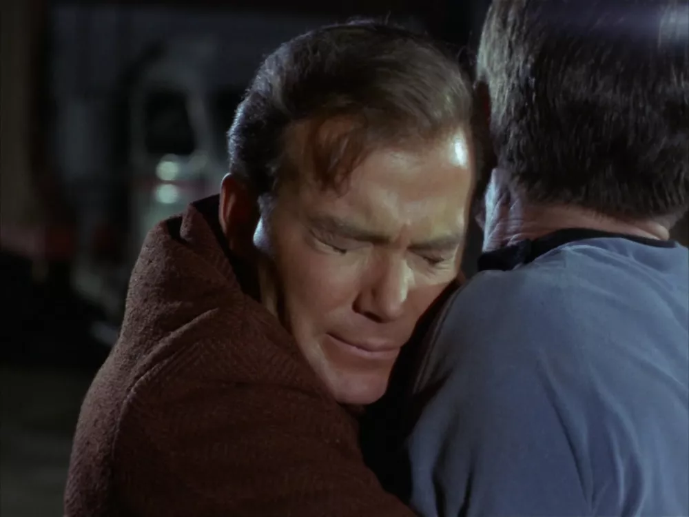 Kirk is devestated at the loss of Edith Keeler