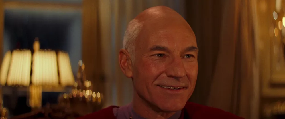 Picard watches his family in the Nexus