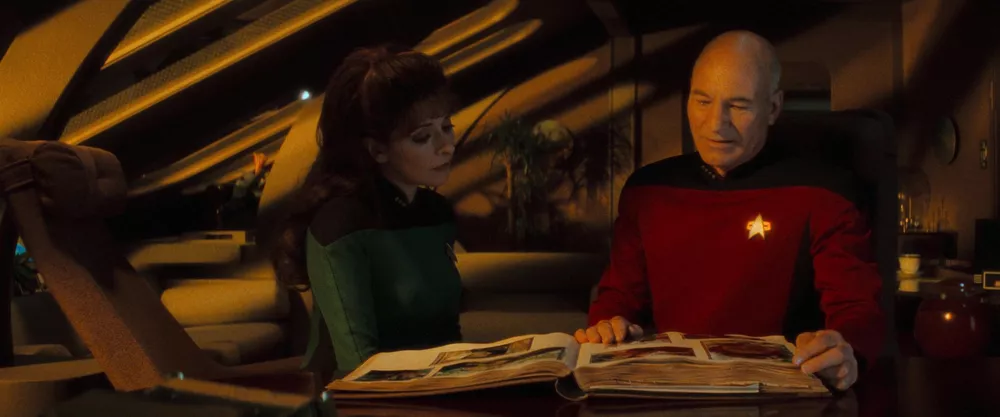 Picard reflects on the loss of Robert and Renee